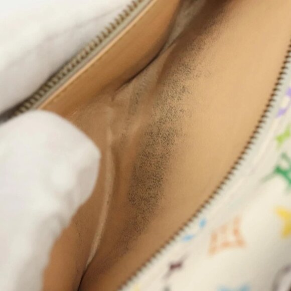 LOUIS VUITTON Multicolor Portefeuille Eugenie Wallet White M60053 LV Auth 142374 - Picture 10 of 16